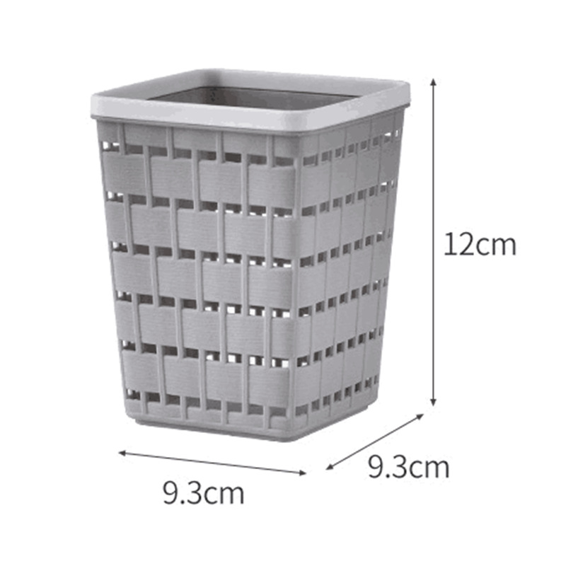 Factory direct sales of new plastic storage buckets, round pen holders and square pen holders. Wholesale two-yuan store supply Item Picture