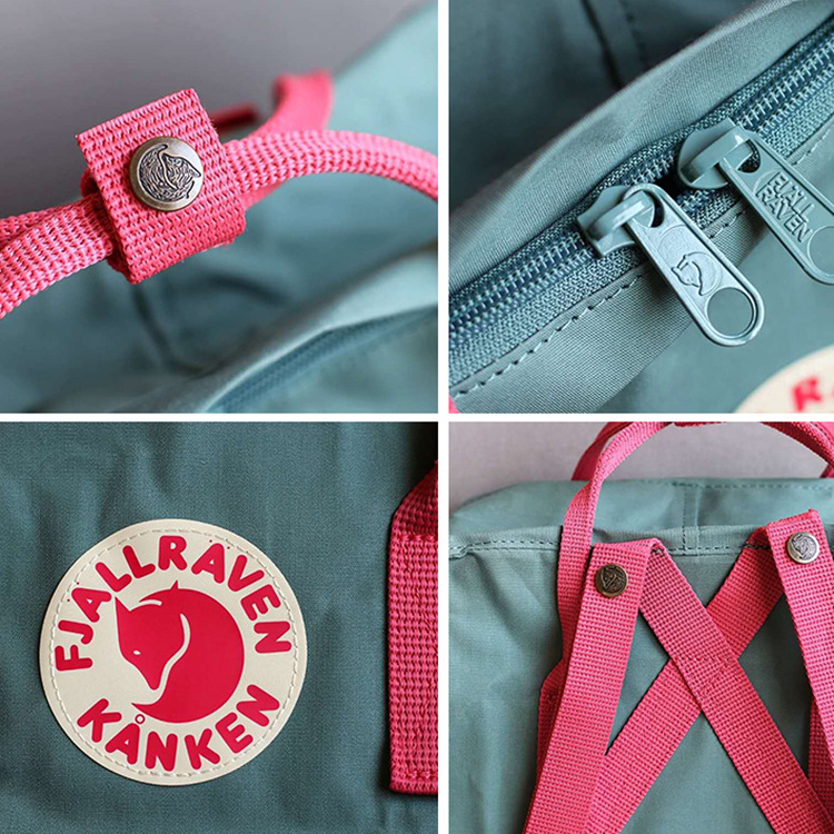 批发代发跨境北极同款狐狸双肩背男女旅行户外学生电脑书包白底实物图