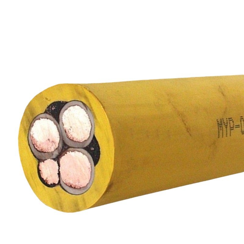 National standard MYP flame-retardant mobile shielded rubber-sheathed flexible cable for coal mines, coal safety certification MYP0.66/1.14KV Item Picture