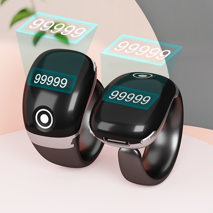 The s7pro beiqi rechargeable battery ring model features an OLED screen that is multi-functional and can be connected to a mobile phone electronic counter details Picture
