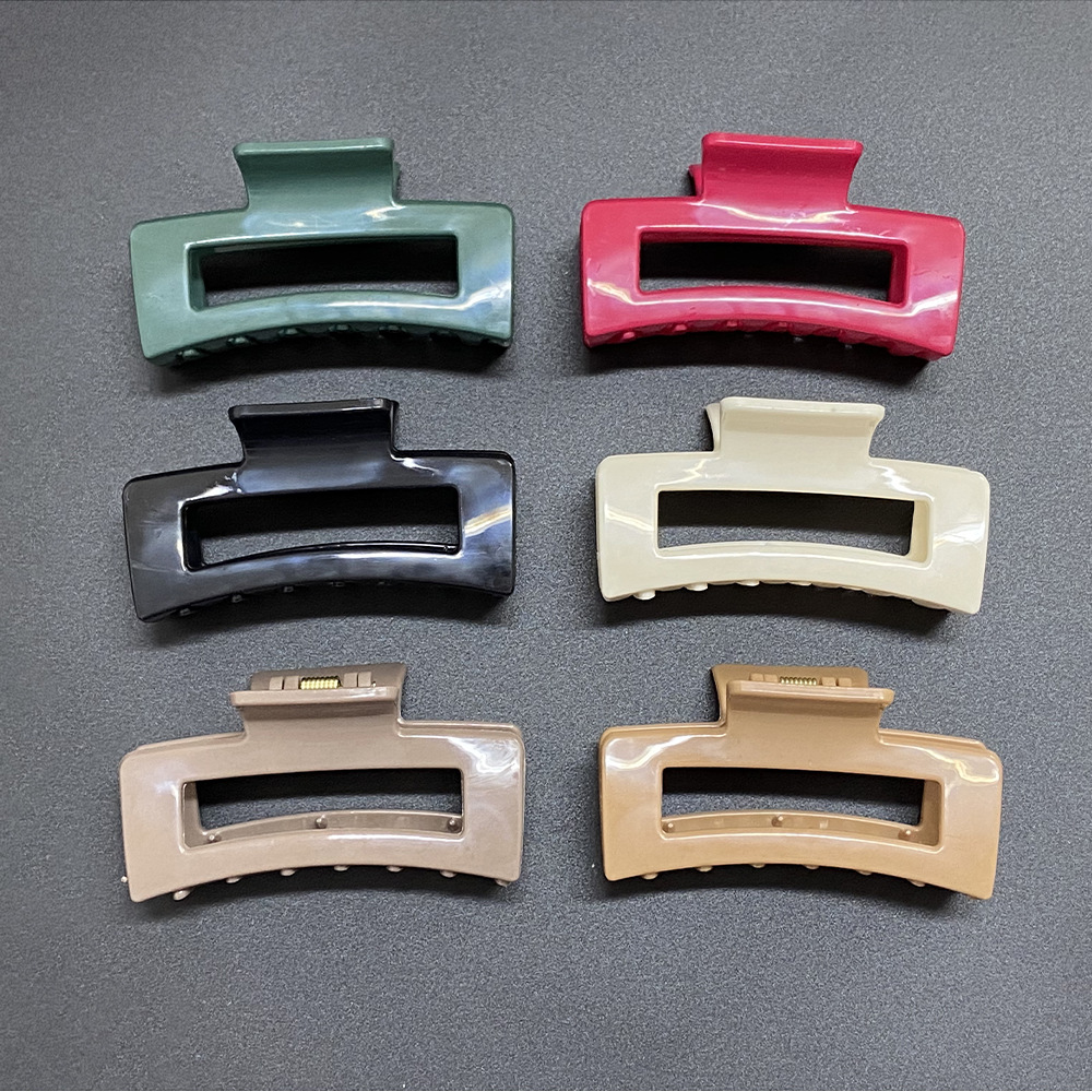 The new cross-border soft material hair clamp is soft, anti-collision and non-sticking. The back clip is shockproof and durable pic 39