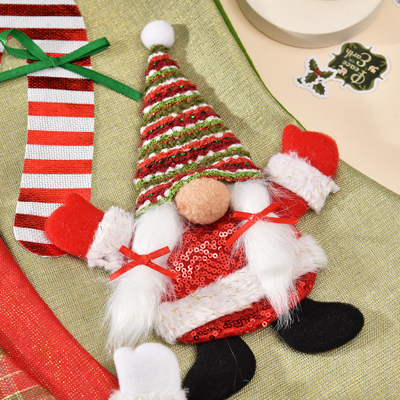 Christmas Decorations Christmas Stockings Santa Claus Gift Bags Christmas Candy Gift Bags Christmas Tree Decoration Pendants Specification drawing