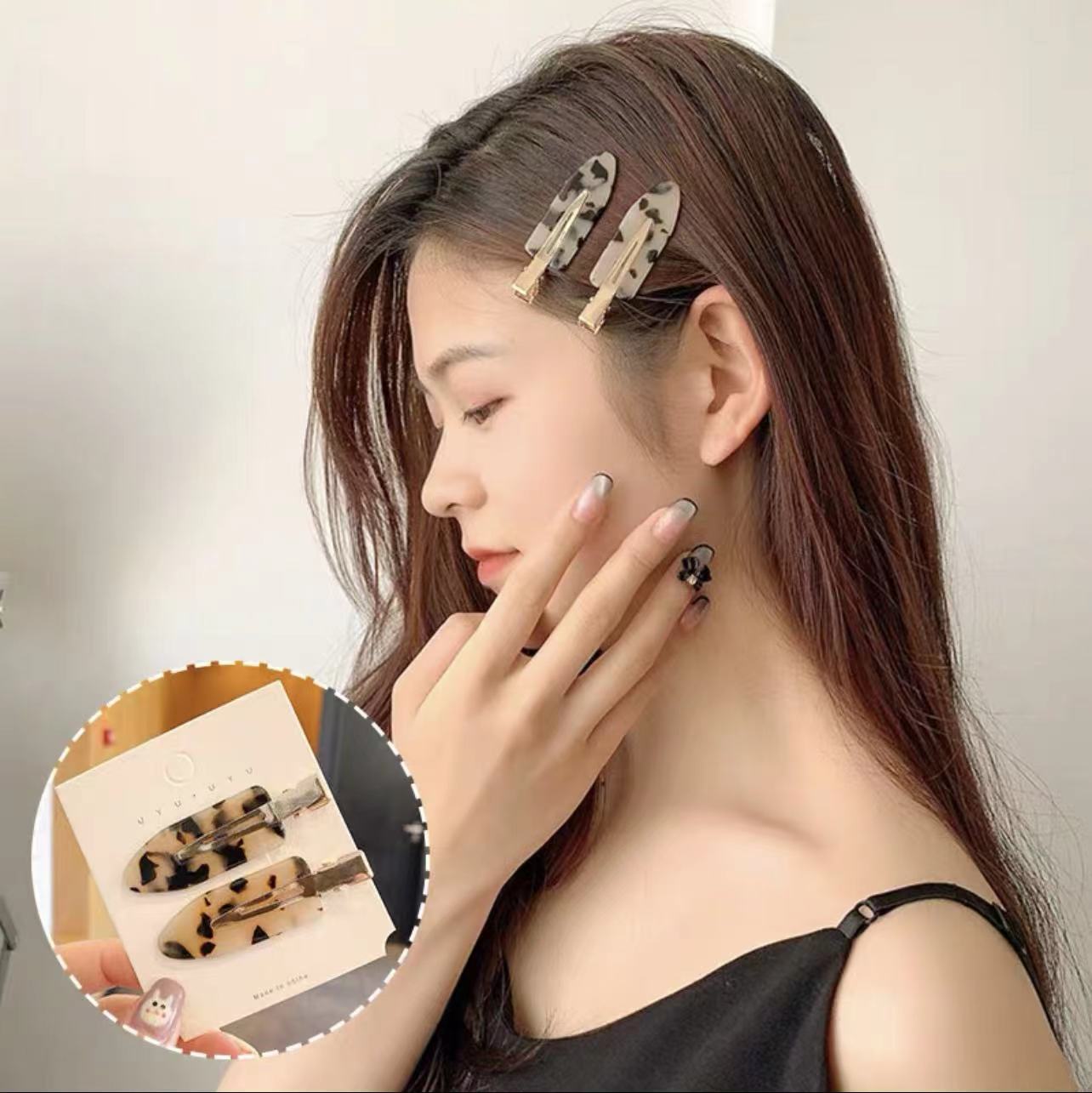 发梳头饰实物图