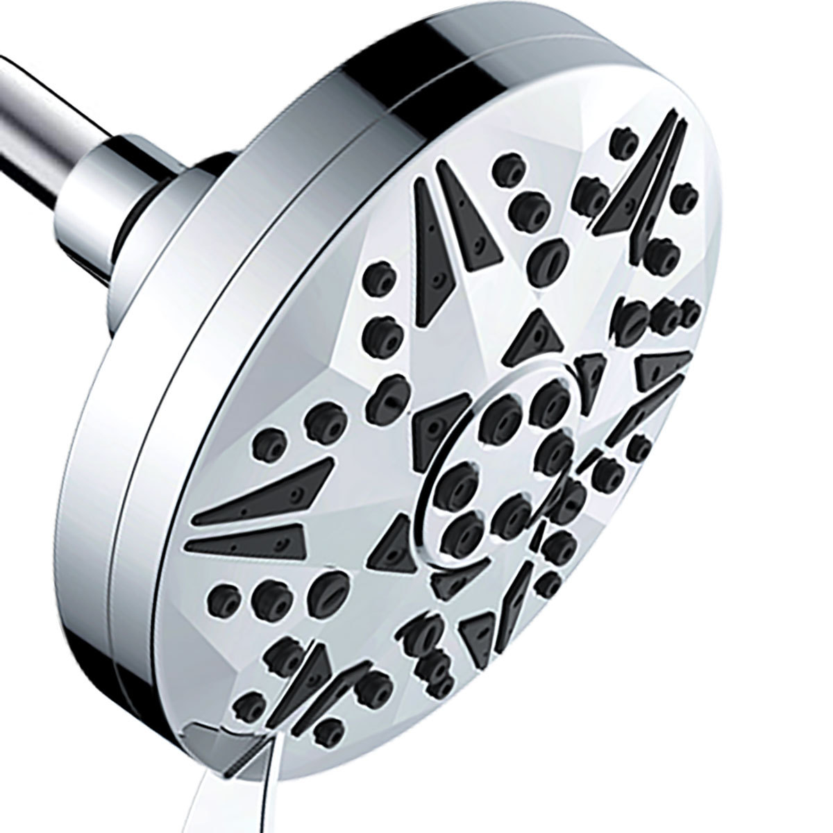 Amazon 8 Function Pressurized Electroplated Shower Head American 5 