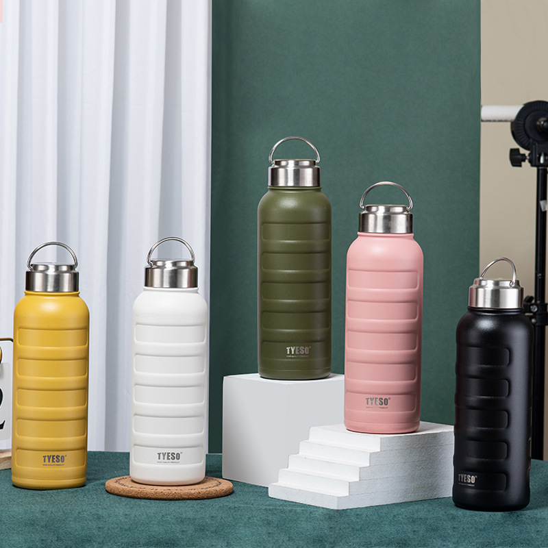 Taishuo new portable caterpillar thermos cup 304 stainless steel men's and women's business straight cup details Picture