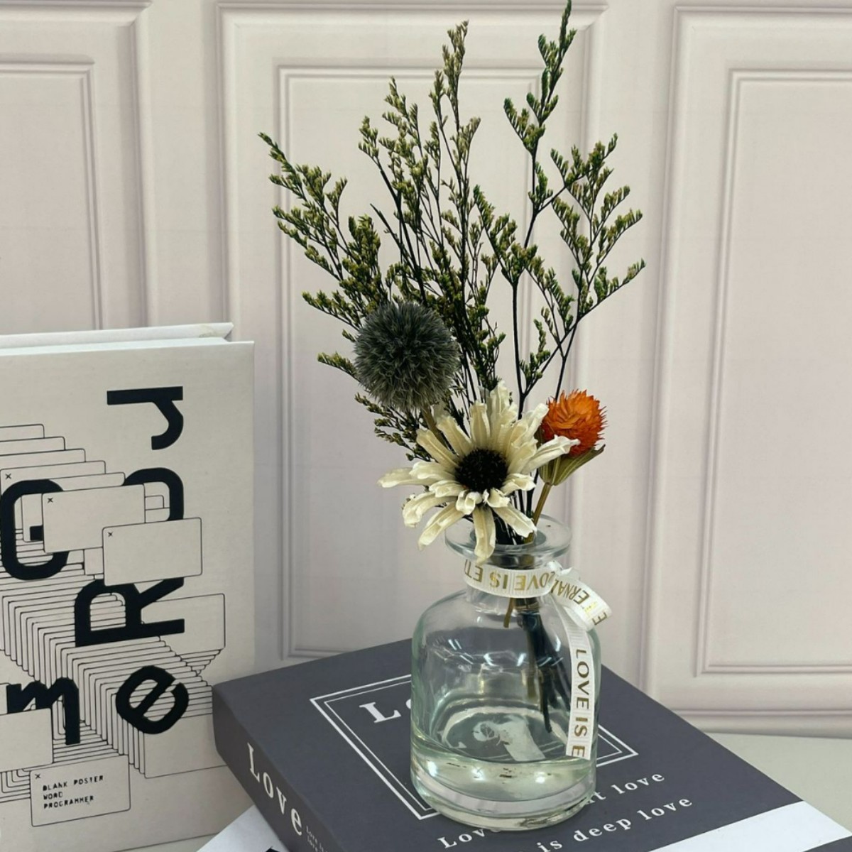 假花绣球花艺香薰无火香薰香水持久留香卧室卫生间扩香精油外贸跨
