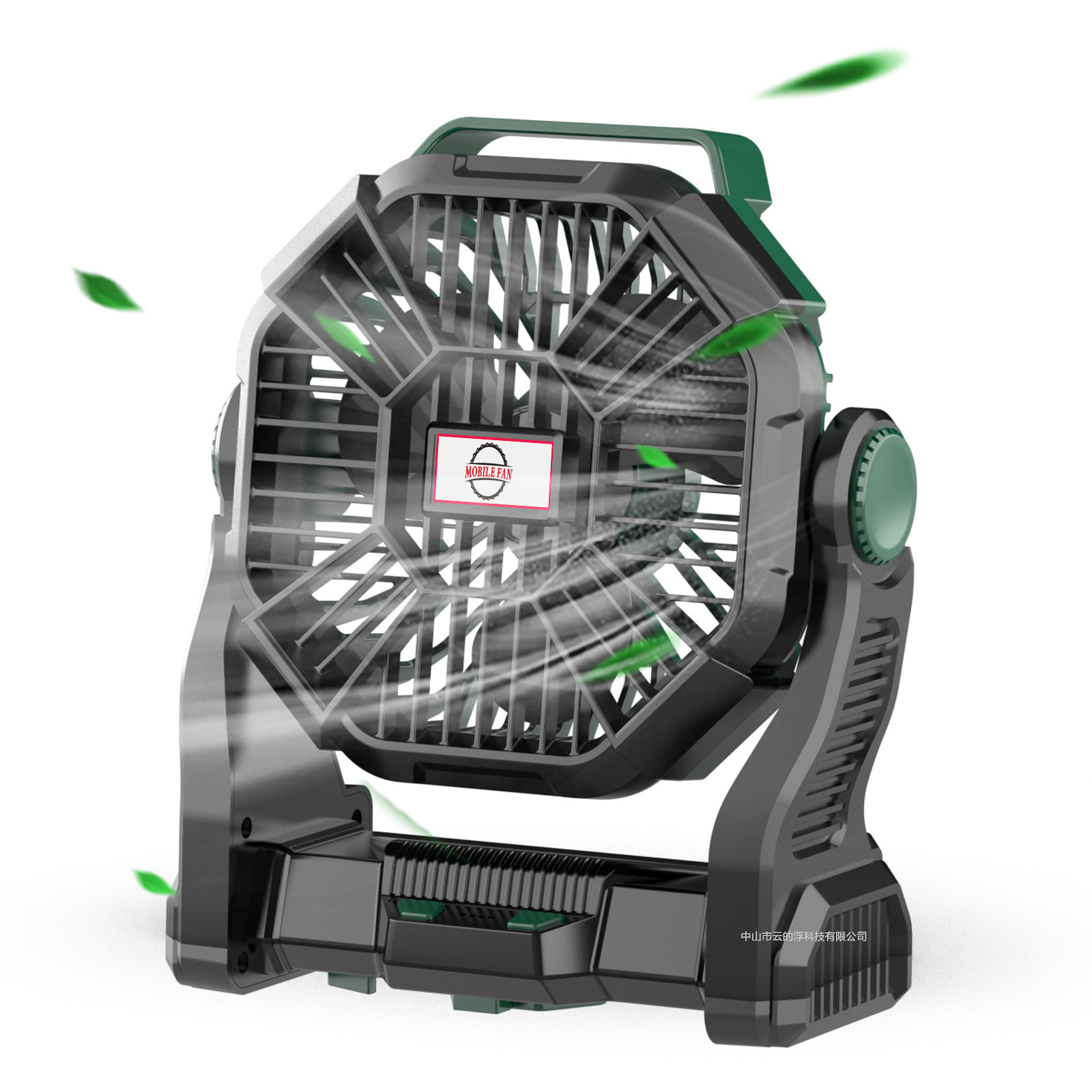 Cross-border exclusive portable charging camping fan tent, hanging fan, table lighting small fan Application Scenario