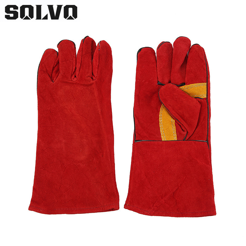 焊工手套工厂干活手部防护焊工专用劳保手套防烫耐磨焊接防护手套