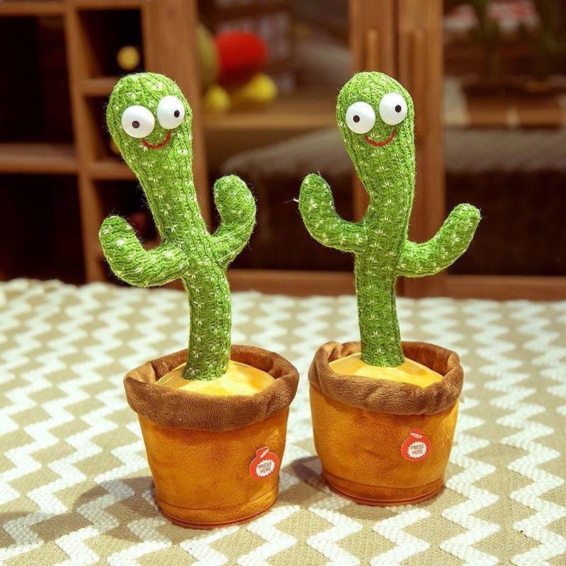 Douyin Internet celebrity Cactus Twisty can sing and dance, electric music box, plush toy, birthday gift, girl details Picture