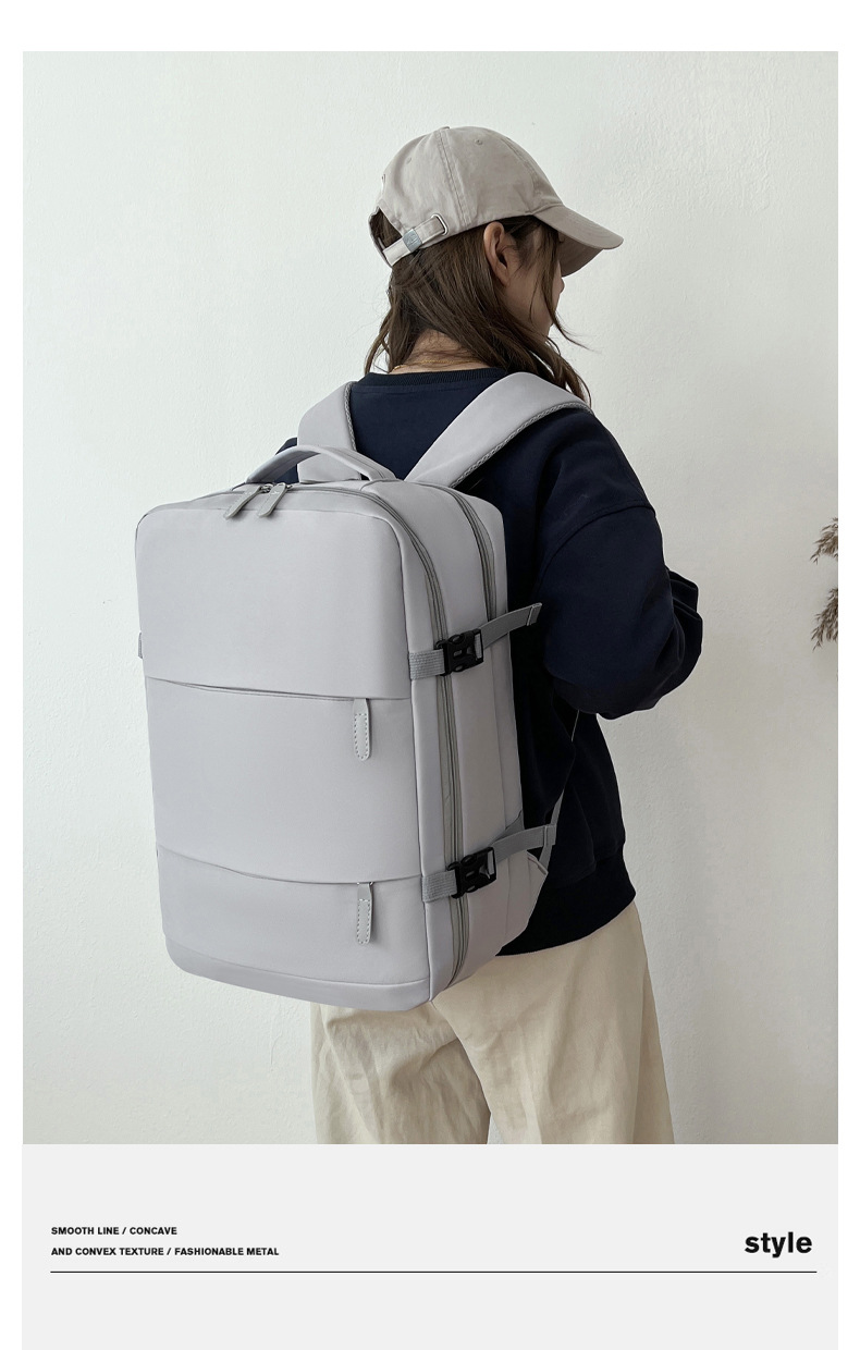 大容量休闲双肩包出差旅行背包干湿分离独立电脑背包详情27