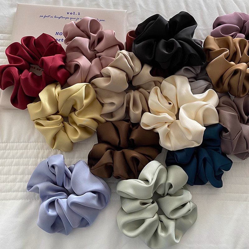 Korean InS-style simple and versatile large intestine hair tie headband, French high-end style, trendy hair tie, Japanese and Korean hair accessories