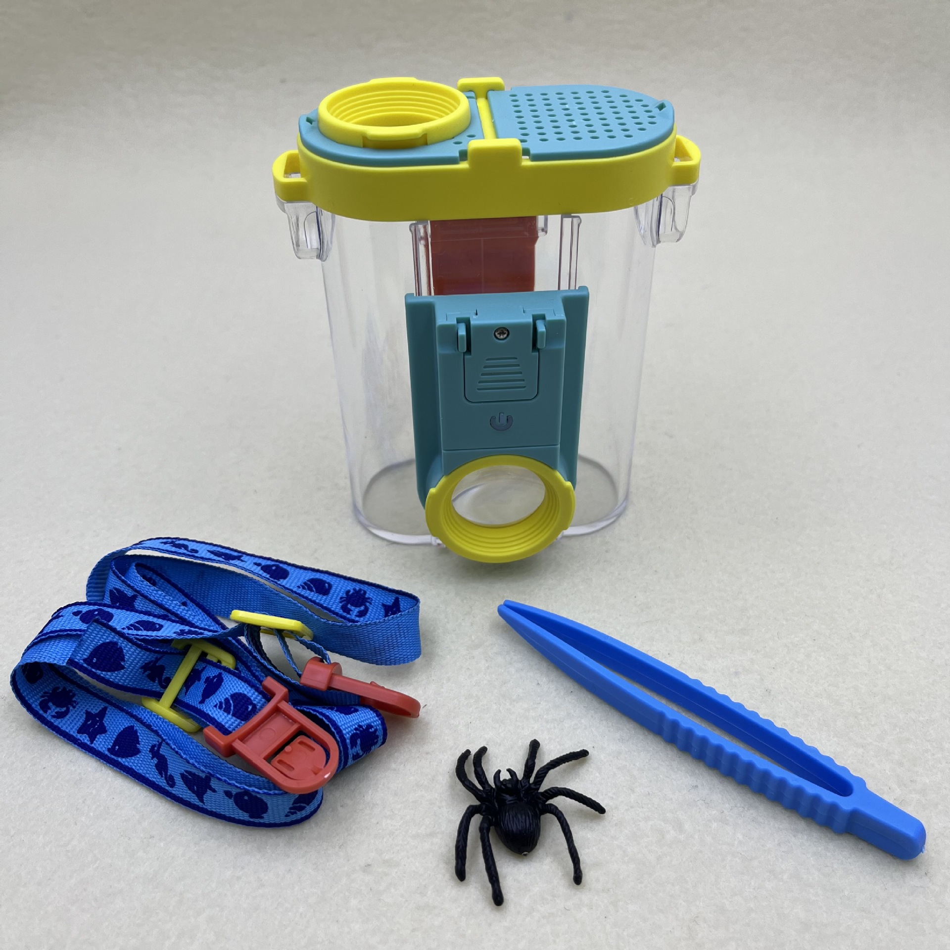 New bidirectional lamp insect observation box, observer, magnifying glass, small animal and insect observation, children's gift set