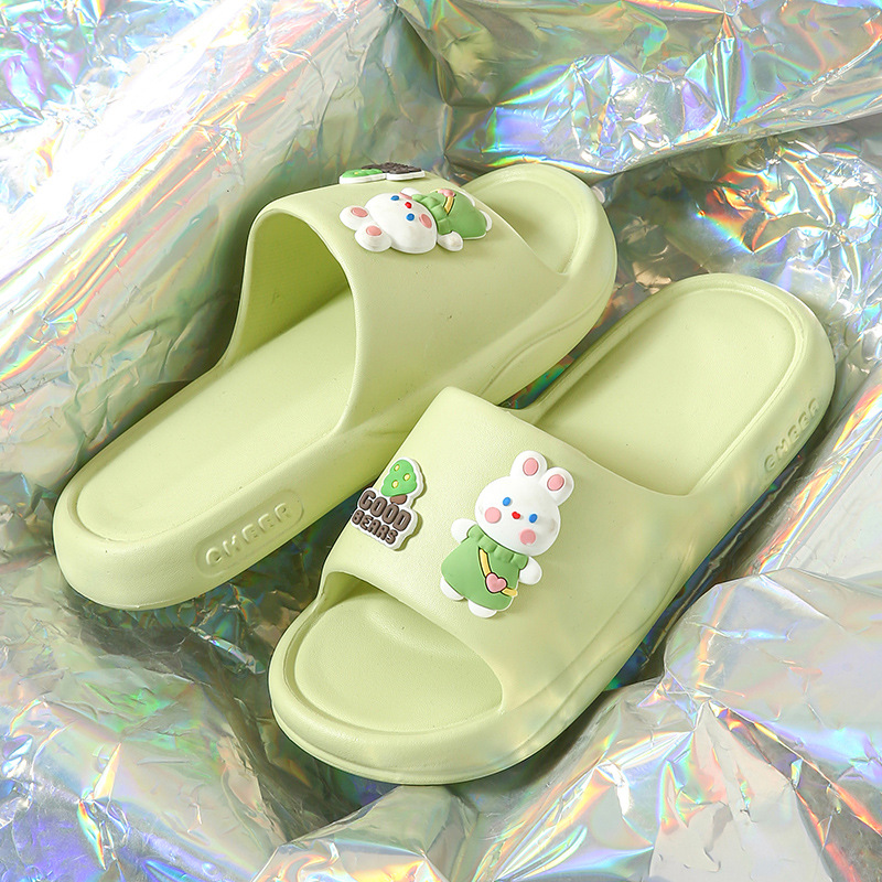 Slippers female summer EVA step on shit sense home couple slippers non-slip indoor bathroom bath slippers male wholesale Application Scenario