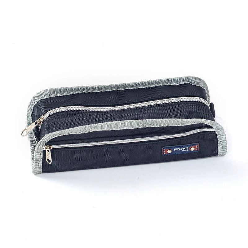 Small Wholesale Large Capacity Oxford Budo Zipper Pen Bag Manufacturers Directly For Primary And Secondary School Students To Receive Pencil Pencil Case Item Picture