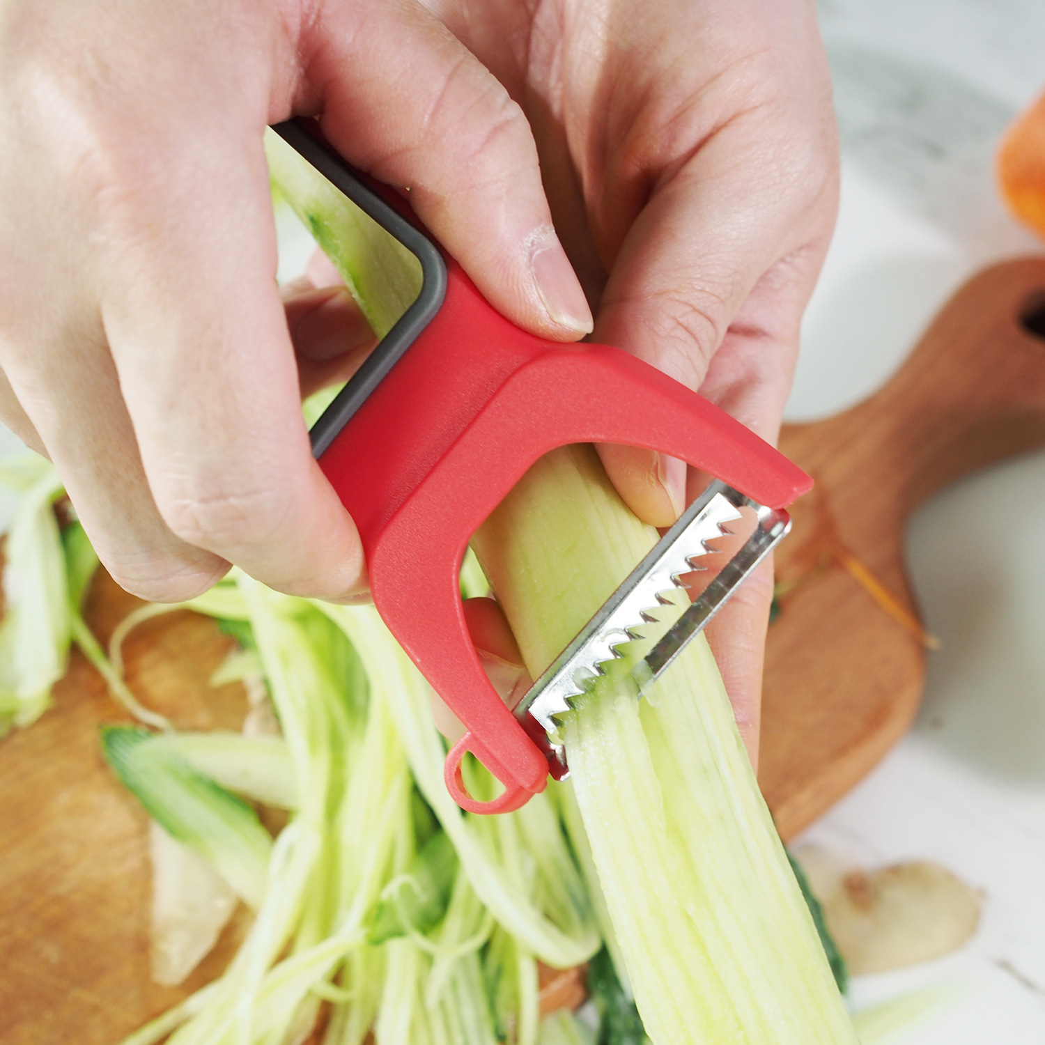 Kitchen melon peeler three-piece set, potato peeler, vegetable and fruit peeler, grater, vegetable and fruit peeler set Specification image