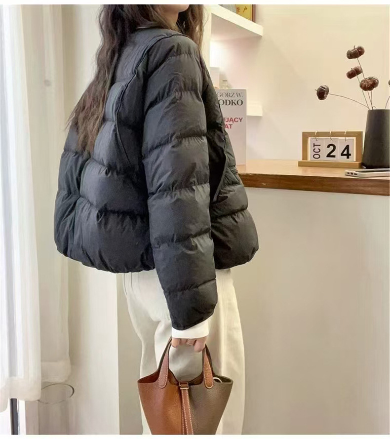 羽绒服女款短款冬季白鸭绒羽绒外套女新款高级感详情4