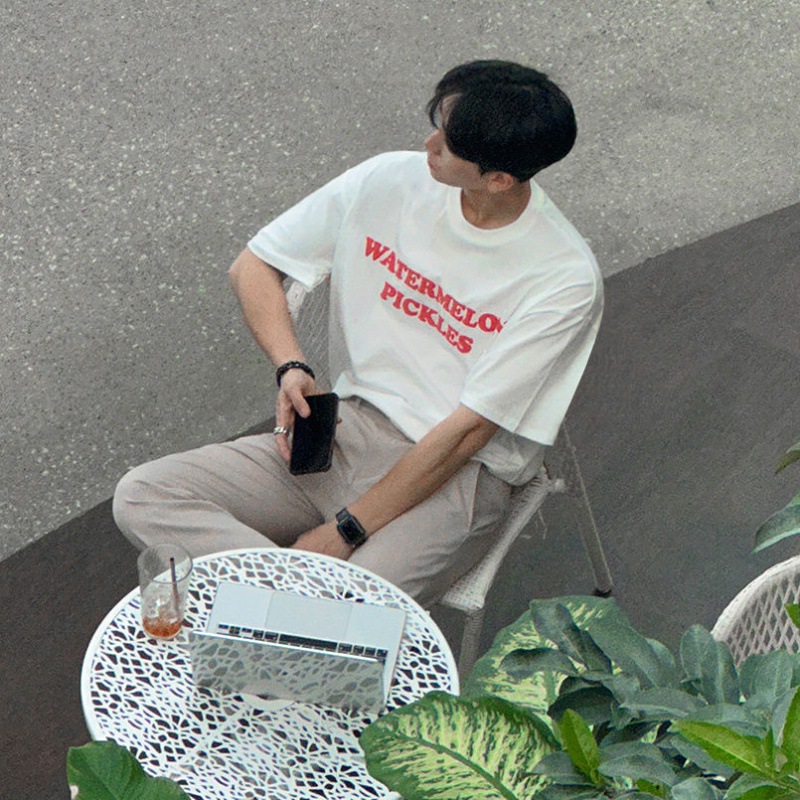t恤男士短袖潮流/T恤/衣服男士短袖潮流/短袖/服装细节图