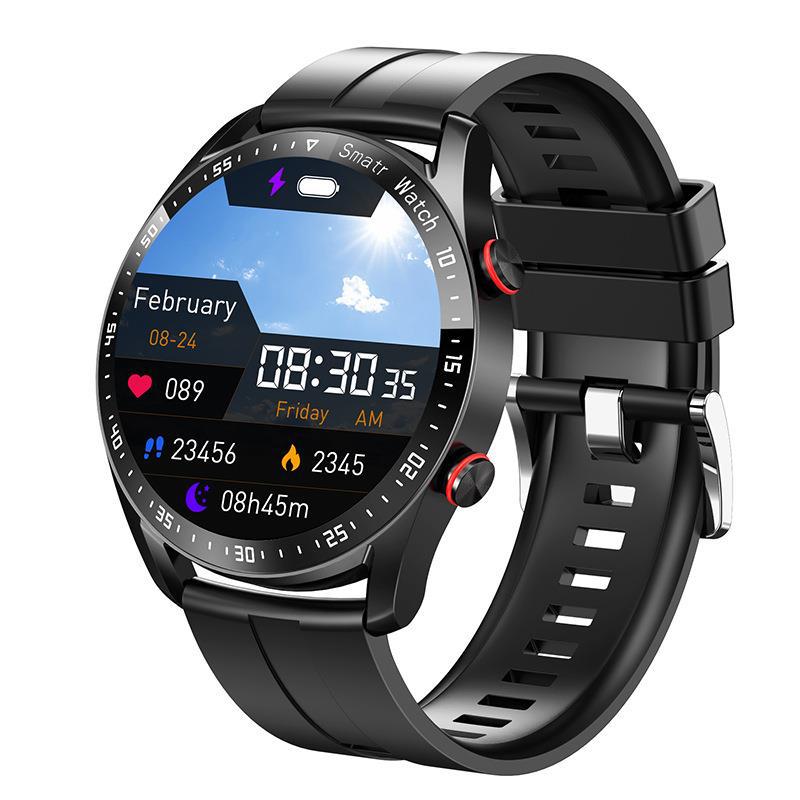 HW20智能手表ECG+PPG商务不锈钢表带蓝牙通话智能手表防水I9详情图5