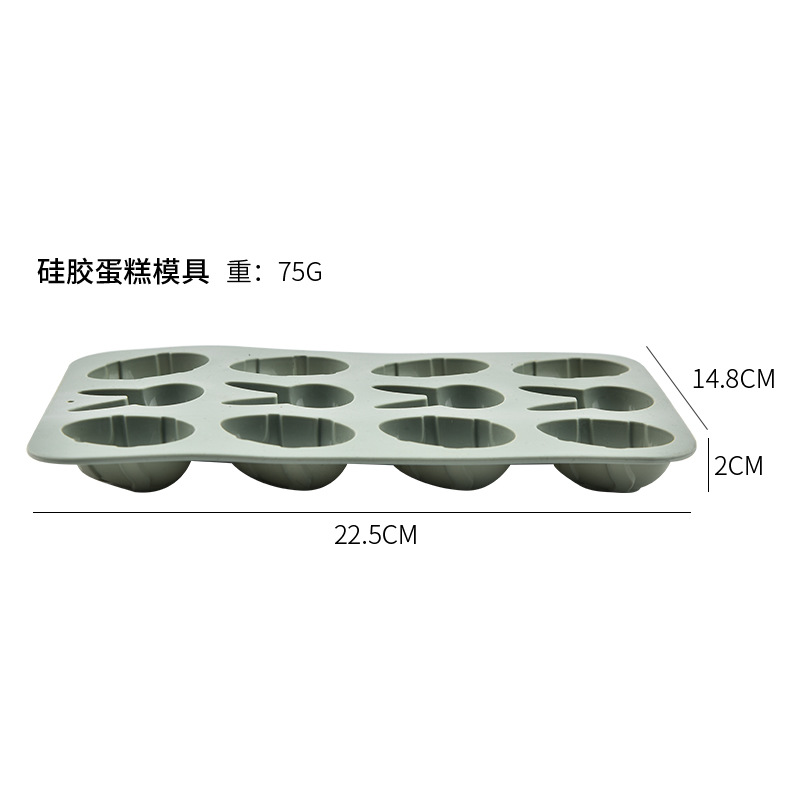 12 Lattice Silicone Cake Mold Baking Tools Chocolate Mold Diy Baking Ice Lattice Mold Creative Cookie Mold Specification drawing