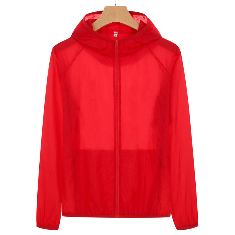 Summer thin men's and women's outdoor sunshade shirts, cycling suits, light and breathable outerwear wholesale sun-protective clothing Specification image