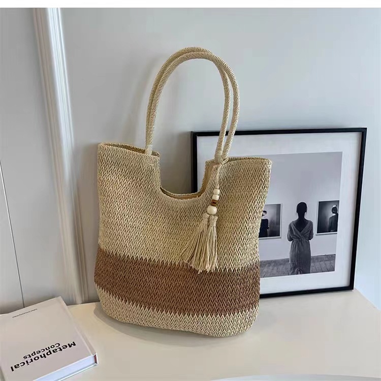 草包/编制包时尚/草编包/钩针包/藤编产品图