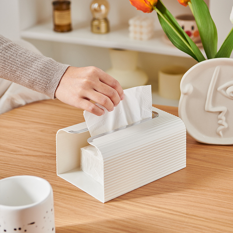 Face Towel Storage Box Wall-Mounted Facial Tissue Toilet Tissue Box Dispenser Box Perforation-Free Bathroom Kitchen Hanging Upside Down Specification drawing