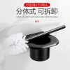 Bathroom toilet brush holder, 304 stainless steel, no need for drilling, hotel toilet brush, wall-mounted household toilet brush cup Application Scenario