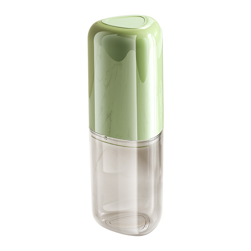 Travel toiletry cups, couple toothbrushes, mouthwash cups, transparent toothbrush cases, portable toothbrushes storage cups, travel toothbrush cases Item Picture