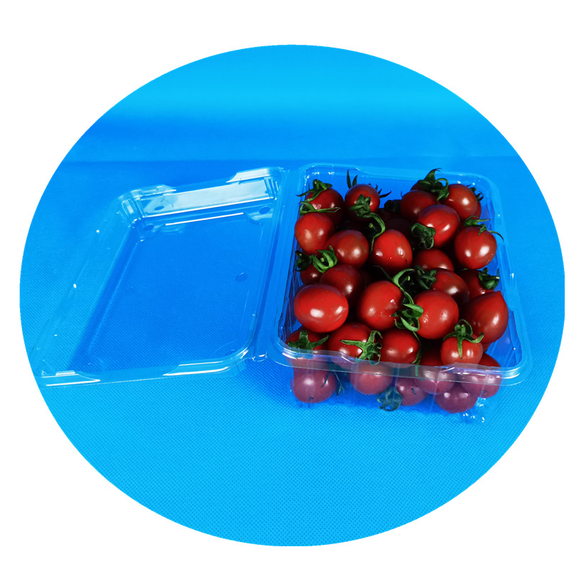 One-jin transparent plastic fruit box, 500M in size, strawberry fresh food, fruit and vegetable preservation box, packing box Item Picture