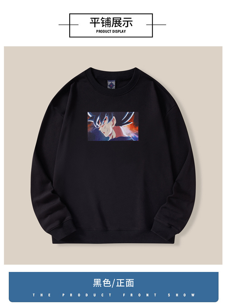 2023 new autumn and winter sweatshirts for men, featuring round-neck embroidery and digital printing, are a trendy brand of loose long-sleeved casual wear for young people Specification image