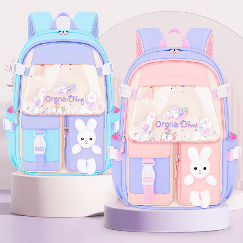 School Bag custom小学生书包女 新款开冰箱公主风大容量学生书包 2024最新款