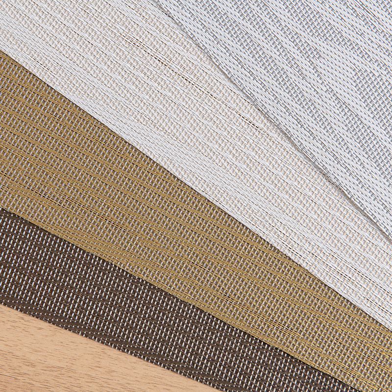 European-Style Pvc Woven Coasters, Teslin Placemats, High-End Dining Table, Heat Insulation Pads, Hotel Western-Style Placemats, Simple And Waterproof Application Scenario