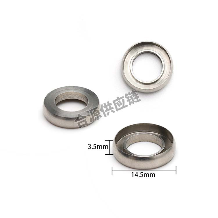 Heyuan Supply Chain side cover lathe hardware round cover hollow stainless steel accessories