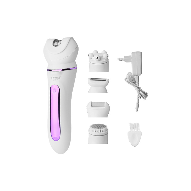 剃毛器/激光脱毛/女式修剪器/修毛器女士/脱胡子白底实物图