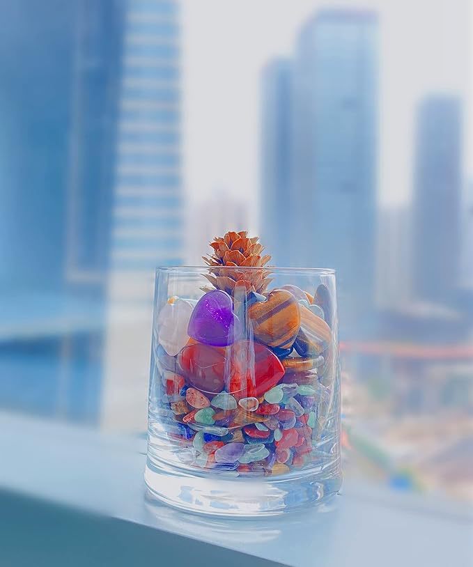 跨境爆款桃心爱心水晶2cm心形天然石批发水晶diy饰品配件掌心石详情13