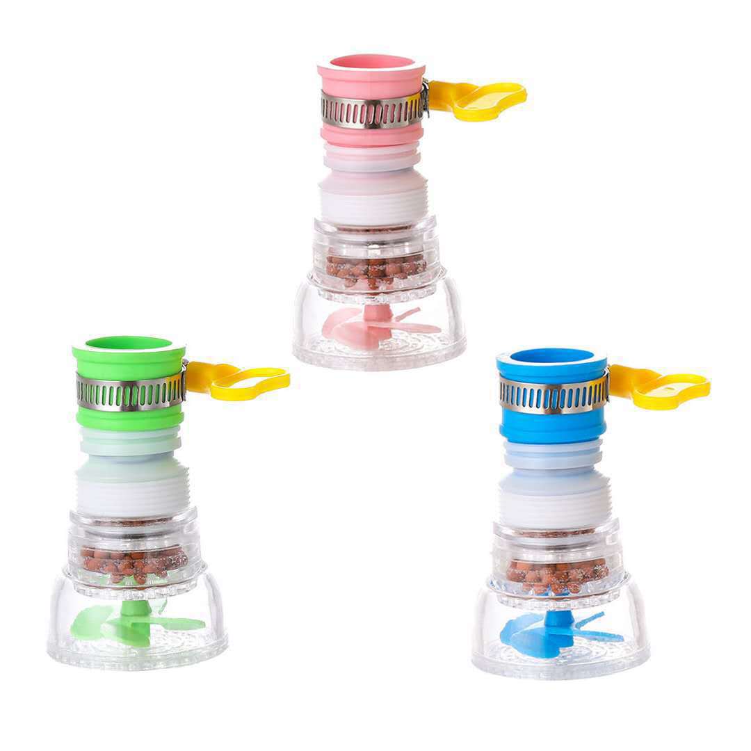 Faucet Water Filter Kitchen Splash Proof Shower With Medical Stone Retractable Rotating Artifact Rs-600400 Item Picture