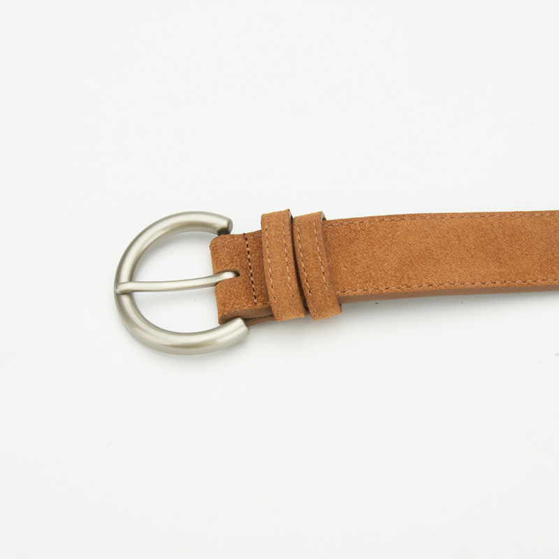 腰带女款磨砂针扣牛仔裤连衣裙腰带百搭装饰高级感复古文艺皮带女详情图4