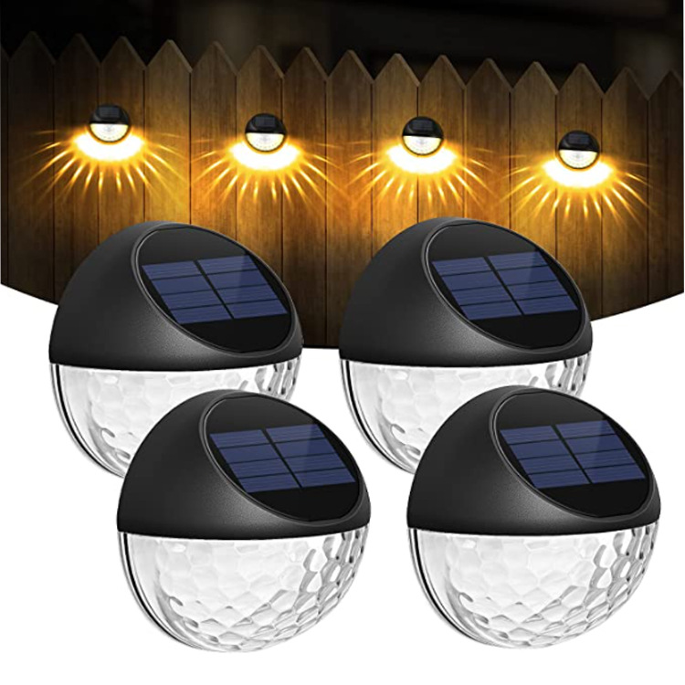 Cross-border solar fence lights, outdoor courtyard garden atmosphere decorative lights, household solar fence lights
