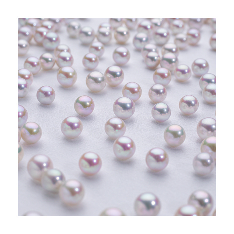 Wholesale of 9-14 Zhuji natural freshwater pearls, Edison white 4A and 5A grade, perfectly round with slight flaws, bare pearls Application Scenario