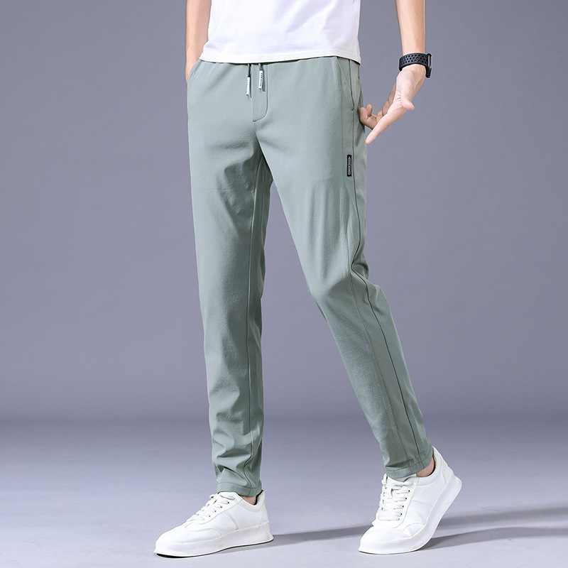 2022 New autumn pants for men, stylish and casual. Cotton, trendy and slim-fitting trousers for young men details Picture