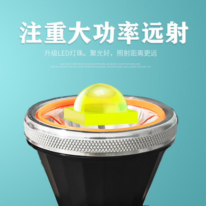 The Xingniubao original manufacturer's lithium battery LED charging headlamp is compact, long-lasting, and suitable for cross-border outdoor fishing and rubber tapping Specification image