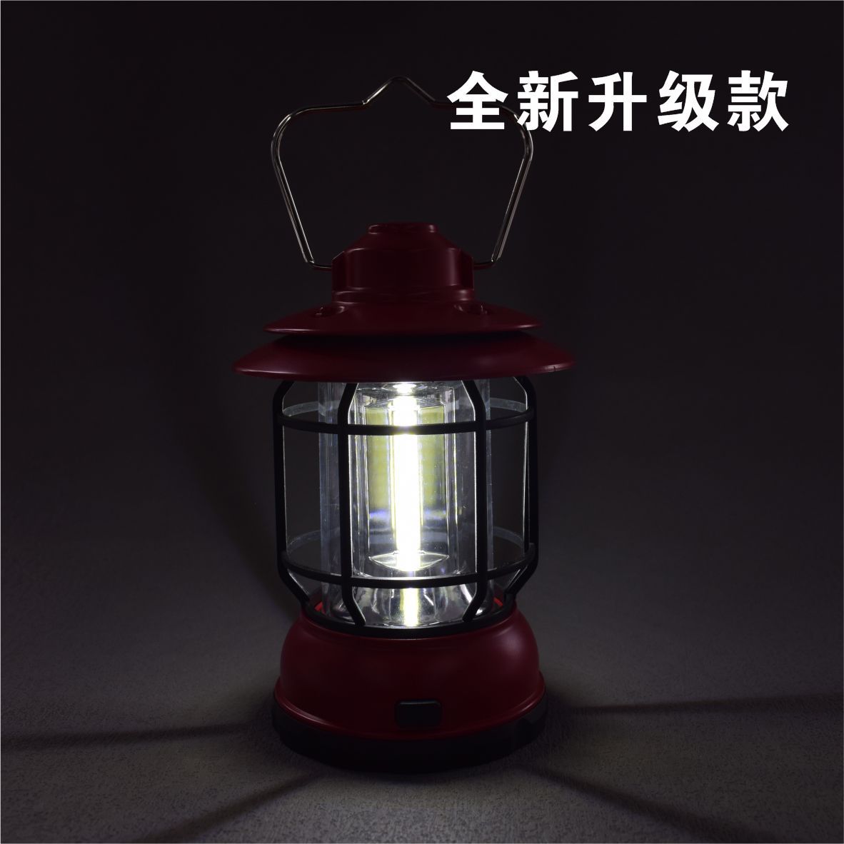 Wholesale of retro outdoor lighting, camping lamps, horse lanterns, tent campsite atmosphere, battery lighting, portable lamps, camping lamps details Picture