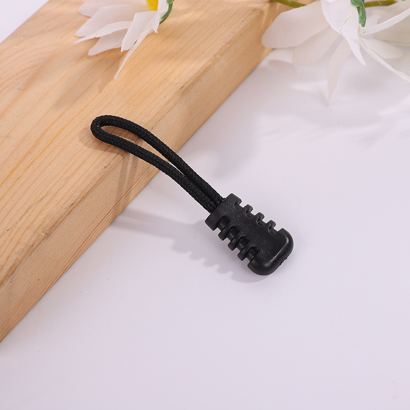 Bag Zipper Head Pull Rope Pull Trip Lanyard Bag Rope Injection Molding Pull Rope Specification drawing