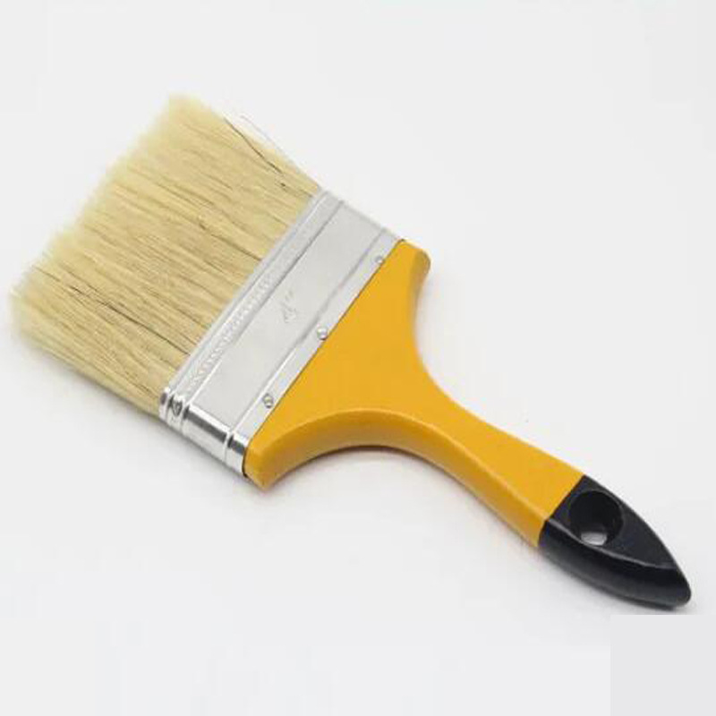 Long Hair Plastic Wire Paint Brush Thickened Wood Handle Paint Brush Item Picture