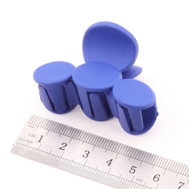 New Klein Blue 21 Elastic Paint Hair Clip Grab Manufacturers Direct Rabbit Horn Wave Clip Item Picture