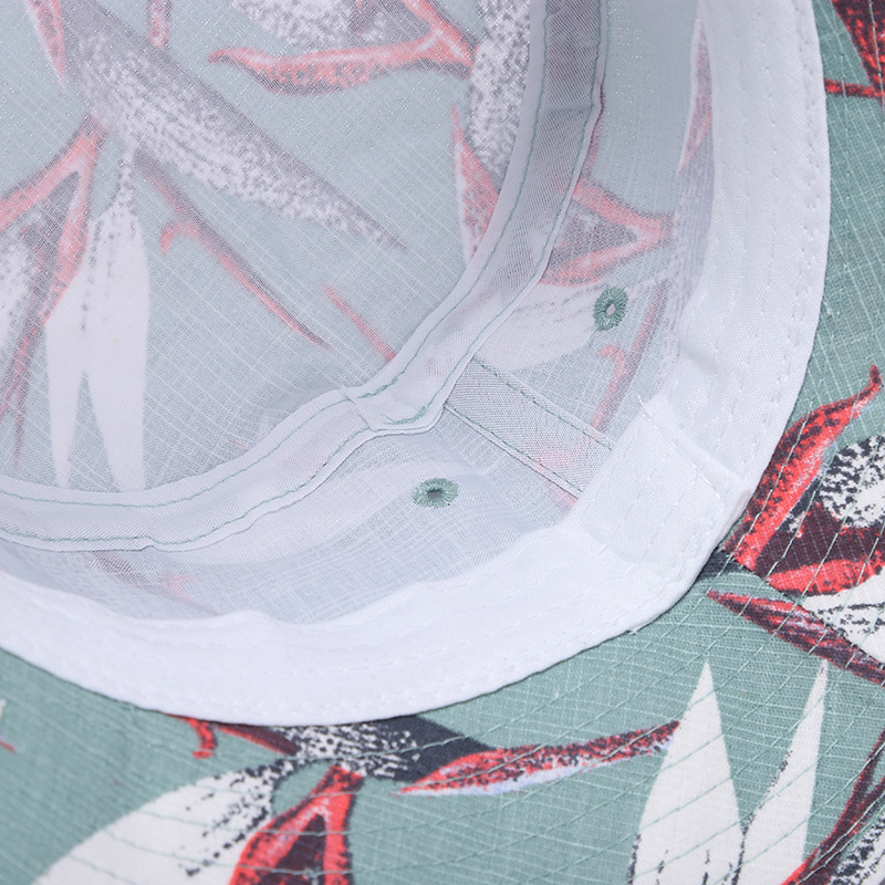Men's And Women's Spring And Autumn Korean Personalized Printed Flower Fisherman Hat Spot Cotton Fashion Flat Top Awning Basin Hat Summer Hat Application Scenario