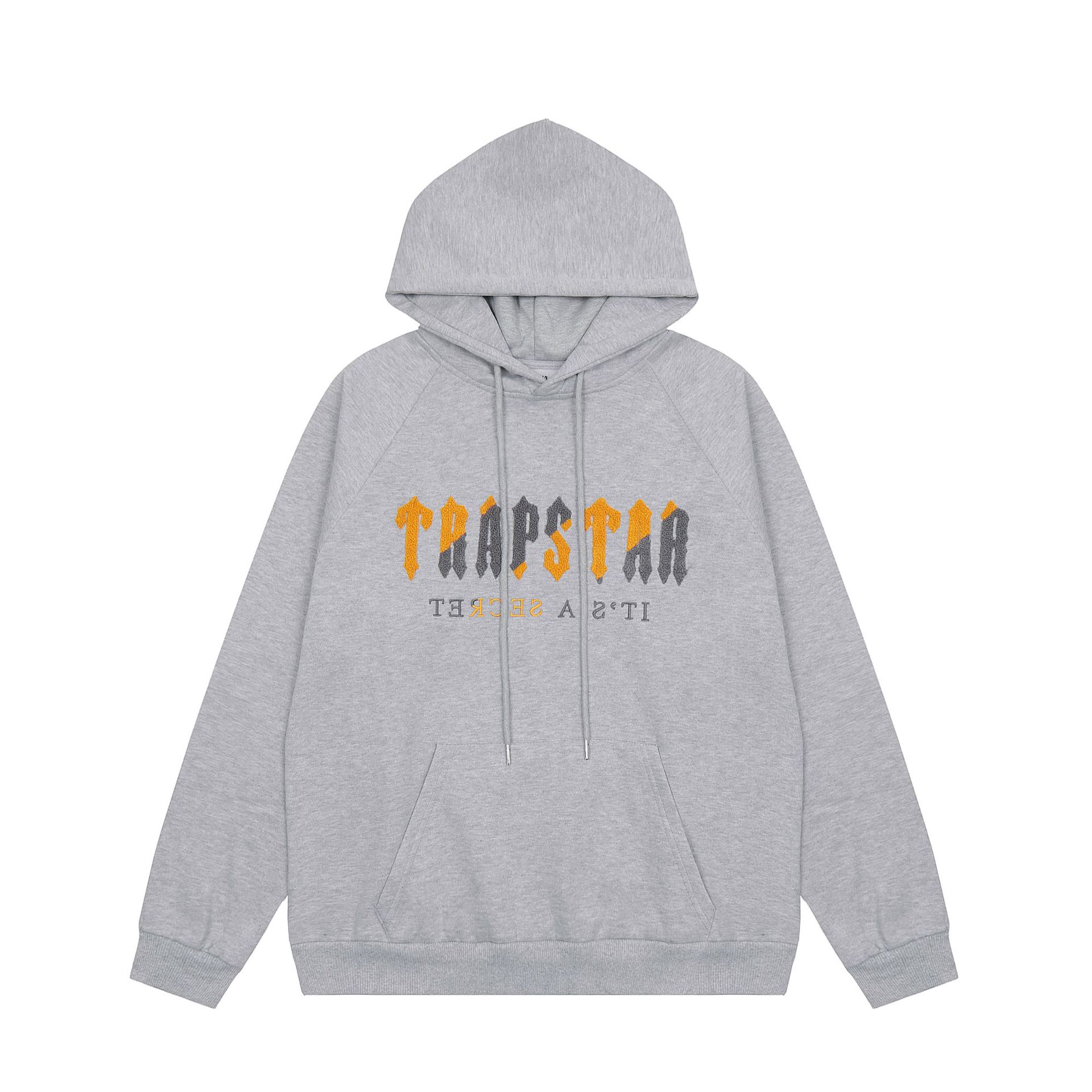 Wholesale of 23SS Autumn and winter European and American trendy brand gradient letter towel embroidered fleece for men and women couple casual sets details Picture