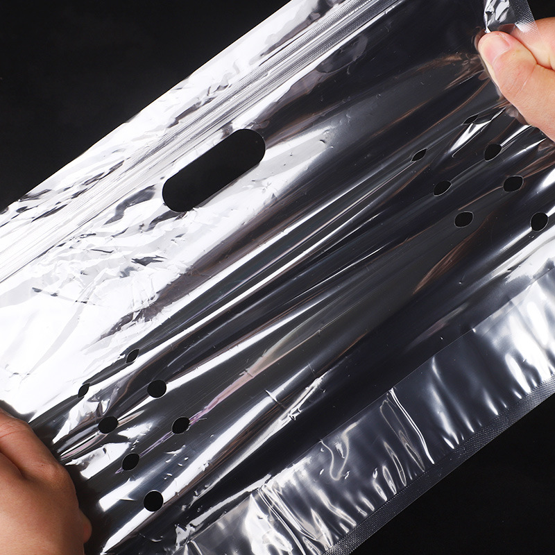Wholesale fresh fruit packaging bags, perforated breathable fruit preservation self-sealing bags, fresh fruit and vegetable packaging handbags Application Scenario