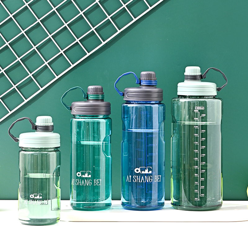 超大容量塑料水杯男便携户外运动健身水壶水瓶大号太空杯子 3000m详情图4