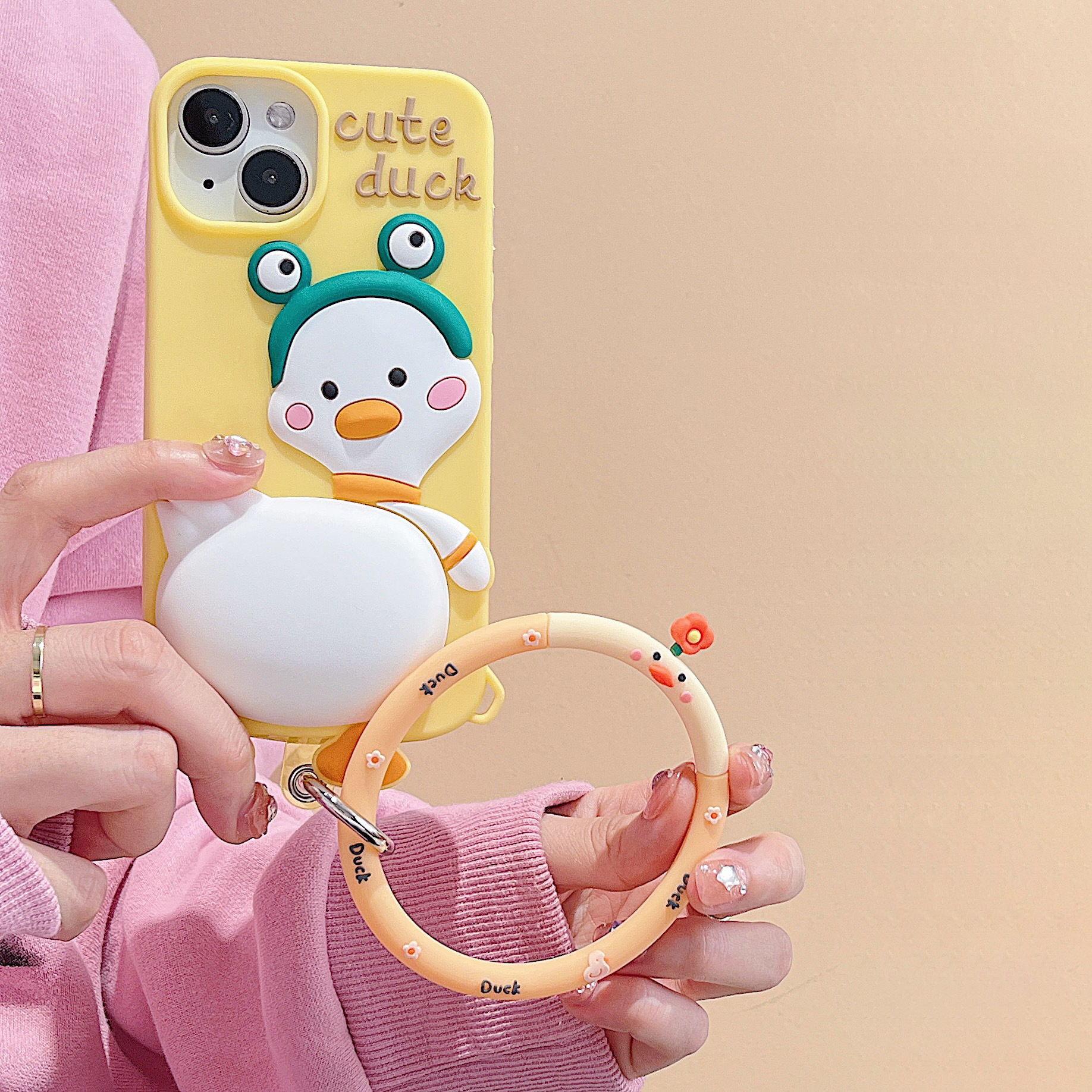 Mobile Phone Pendant Anti-Loss Ring Hanging Wrist Is Easy To Carry And Not Easy To Lose Manufacturers Wholesale Cartoon Mobile Phone Ring Phone Case Apple 14 Phone Case Apple Xr Phone Case Custom Phone Case Phone Case Apple